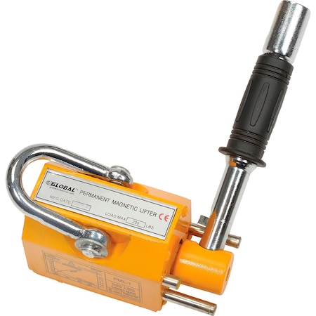 Global Industrial Lifting Magnet, 200 lb. Capacity 316088